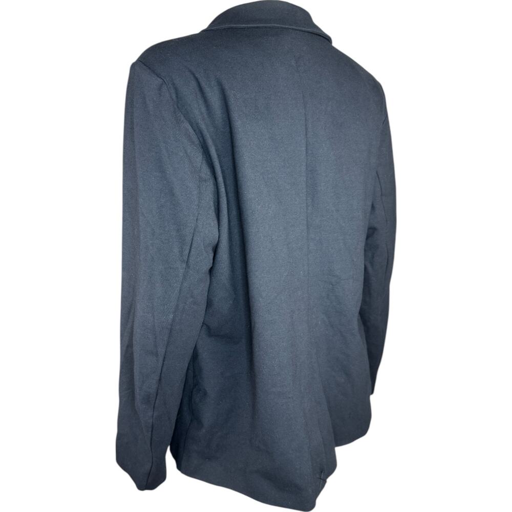 Women with‎ Control Cotton Jersey Blazer Black Medium NWT Career Business  Lined - Picture 3 of 15